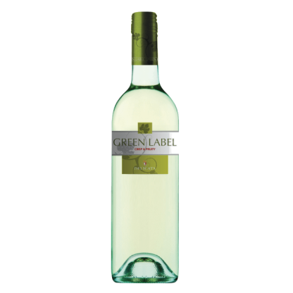 Green Label dry white wine 75cl x 12 bottles